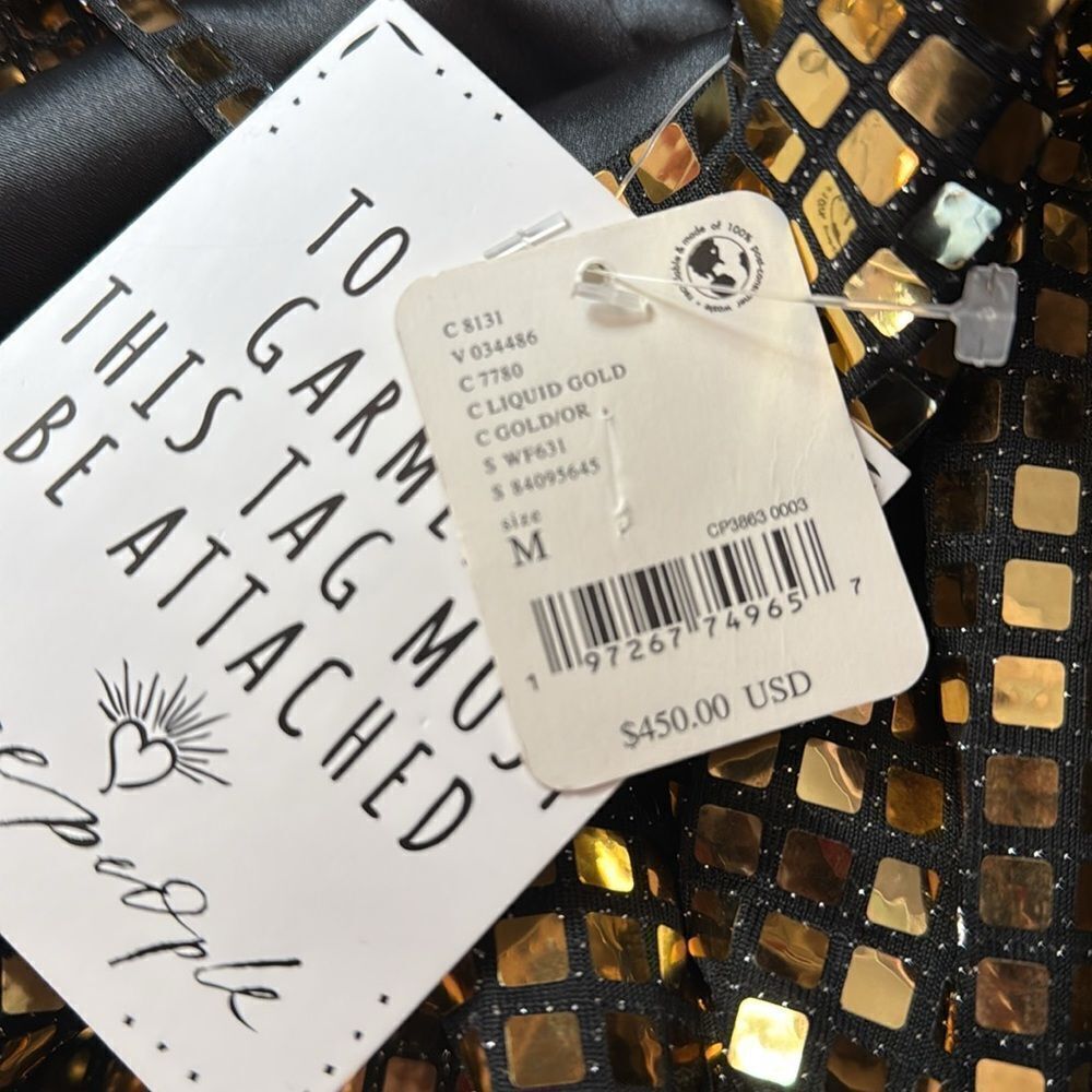 Free People BRENDA KNIGHT Nigel Preston Sue Ellen Gown/ size M - Picture 13 of 13